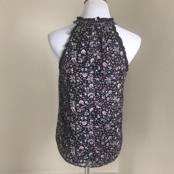 Anthropologie Maeve Black Sleeveless Lace Blouse - Picture 4 of 8